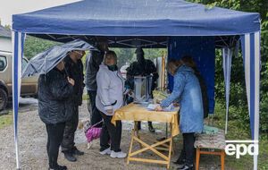 Так выглядит пункт для голосования на псевдореферендуме в Луганске