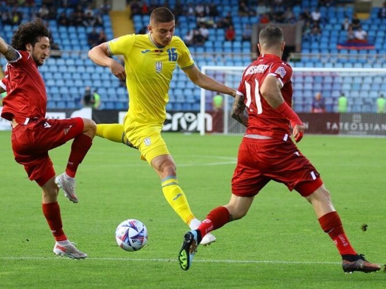 Матч проходил в Ереване