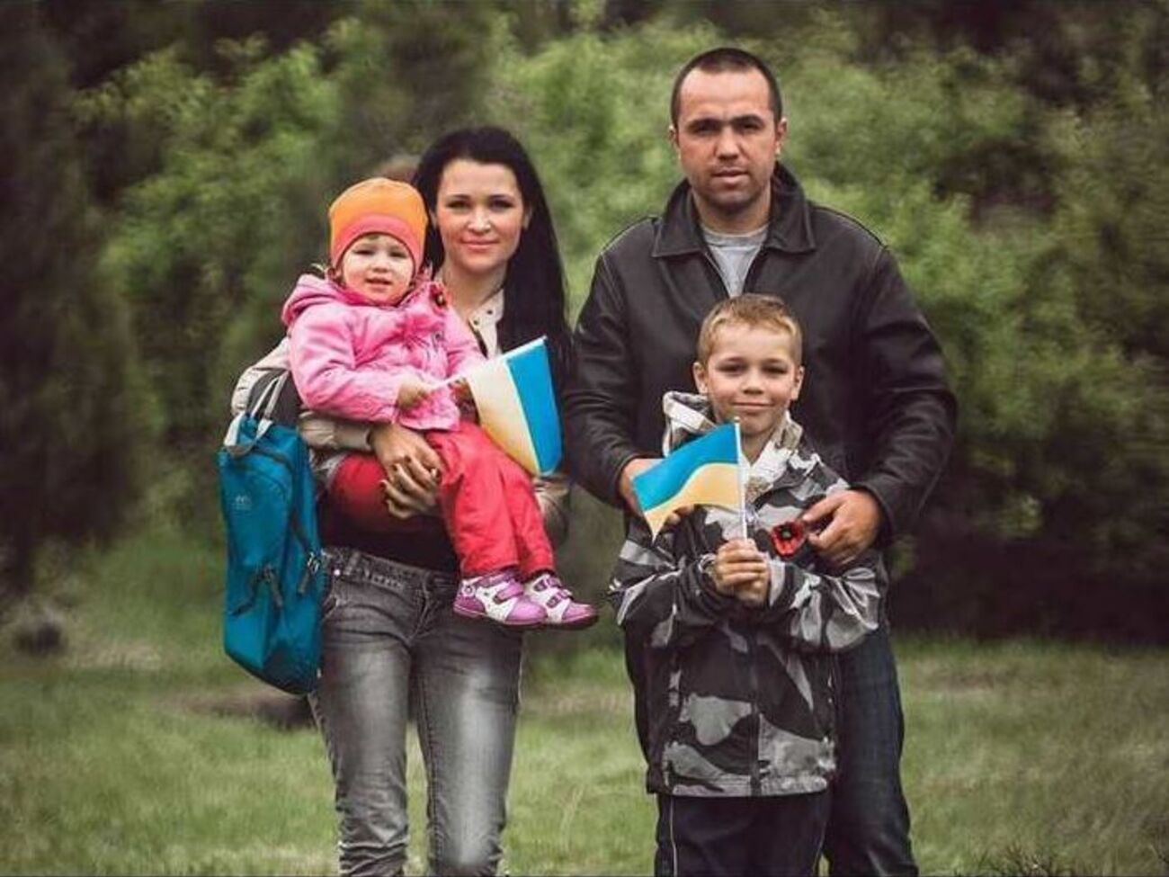 Сергій Сова із сім'єю