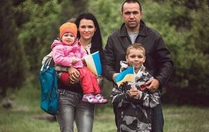 Сергій Сова із сім'єю