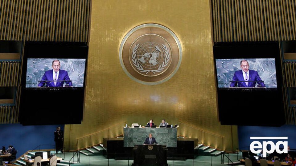 Лавров у Генасамблеї озвучував тези російської пропаганди