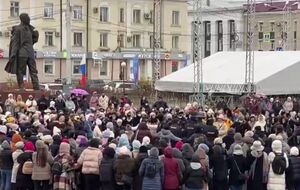 Акция прошла в виде хоровода