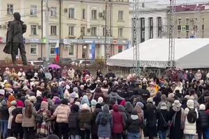 Акція відбулася у формі хороводу