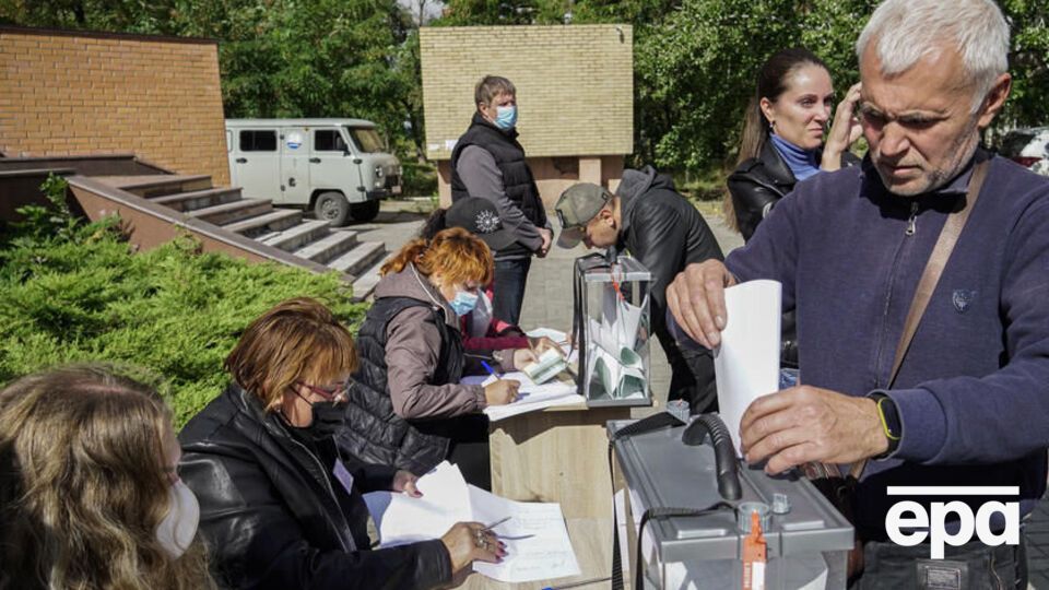 З 23 вересня Росія проводить псевдореферендуми щодо приєднання окупованих частин Херсонської, Запорізької, Луганської та Донецької областей