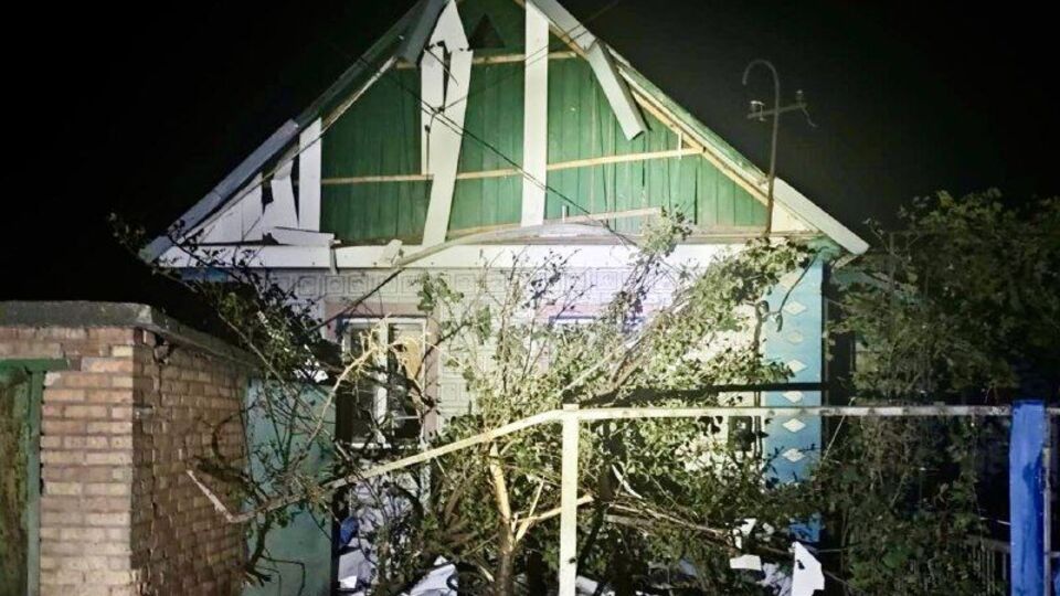 В Никополе повреждены около 40 домов и более 20 хозяйственных сооружений