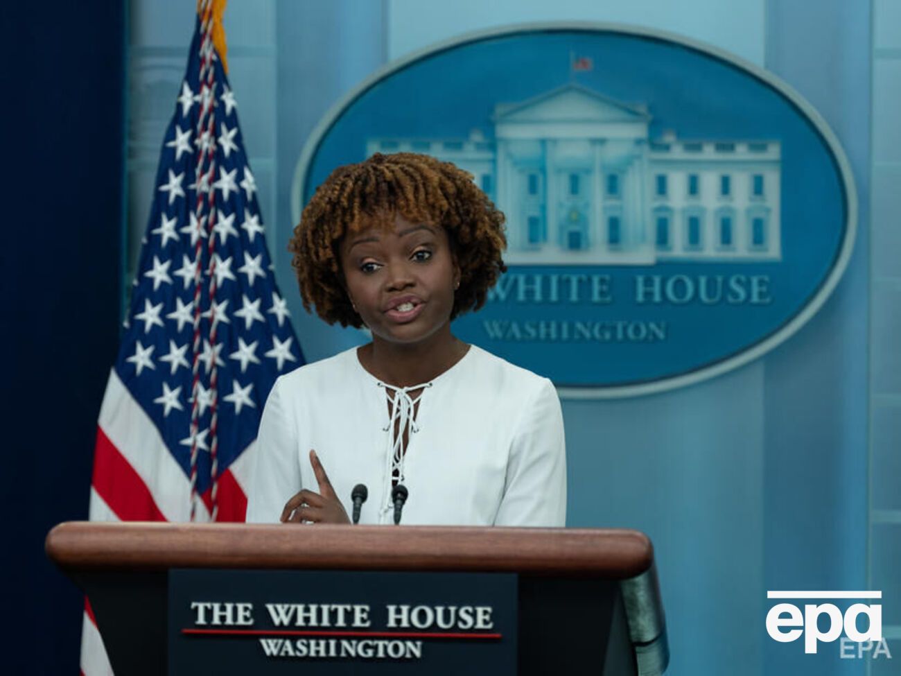 За словами Жан-П'єр, США розмежували дії російського уряду та громадян