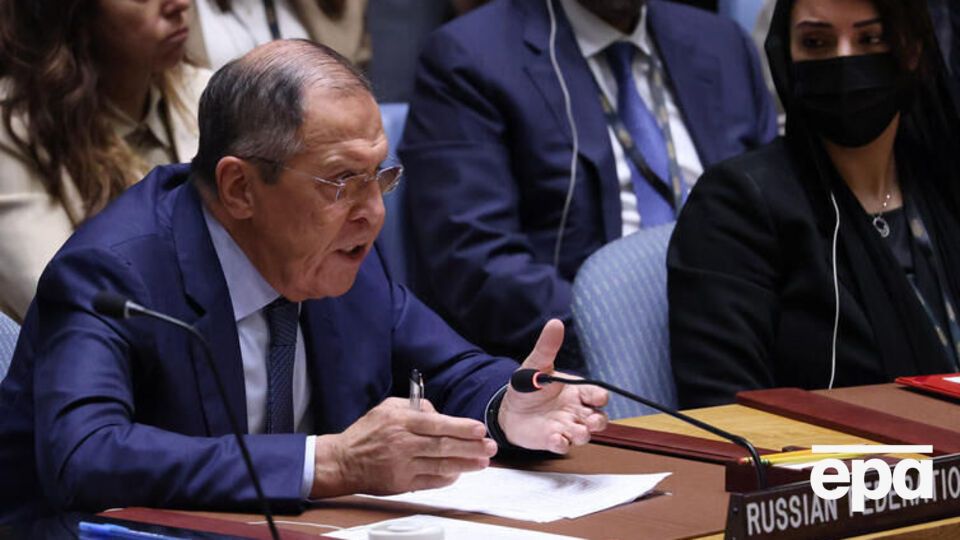 Лавров прийшов на засідання Ради Безпеки ООН, щоб знову повторити відомі тези російської пропаганди, зазначили у Євросоюзі