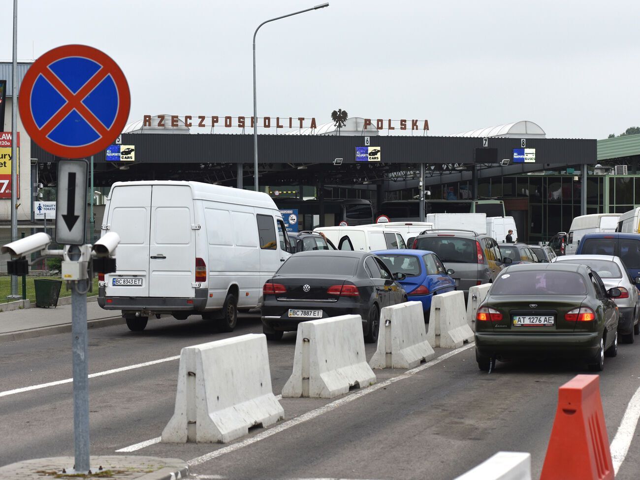 На границе с Польшей очереди из автомобилей