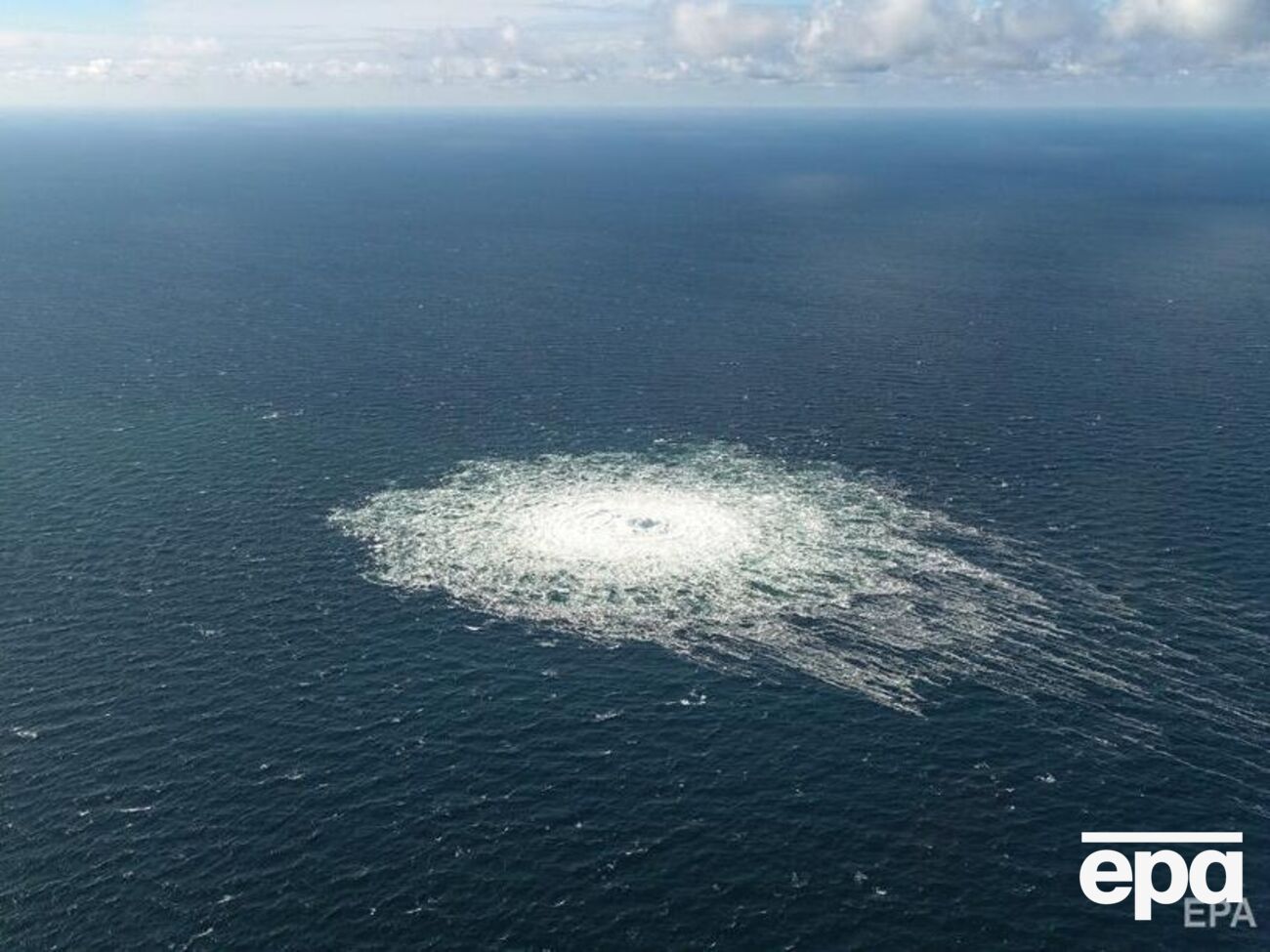 Місце витоку газу із газопроводу "Північний потік &ndash; 2"