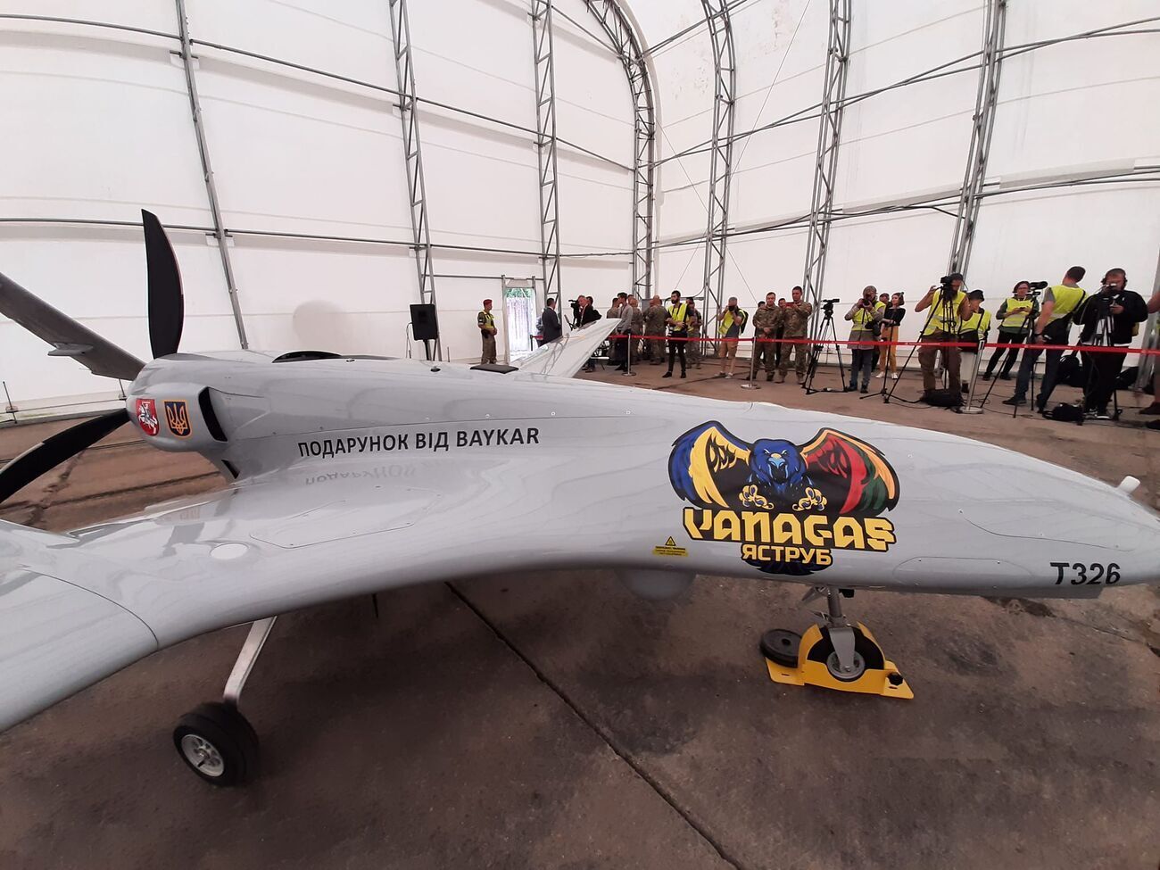 Один із безпілотників, про які розповідає Залужний, передали Україні литовці