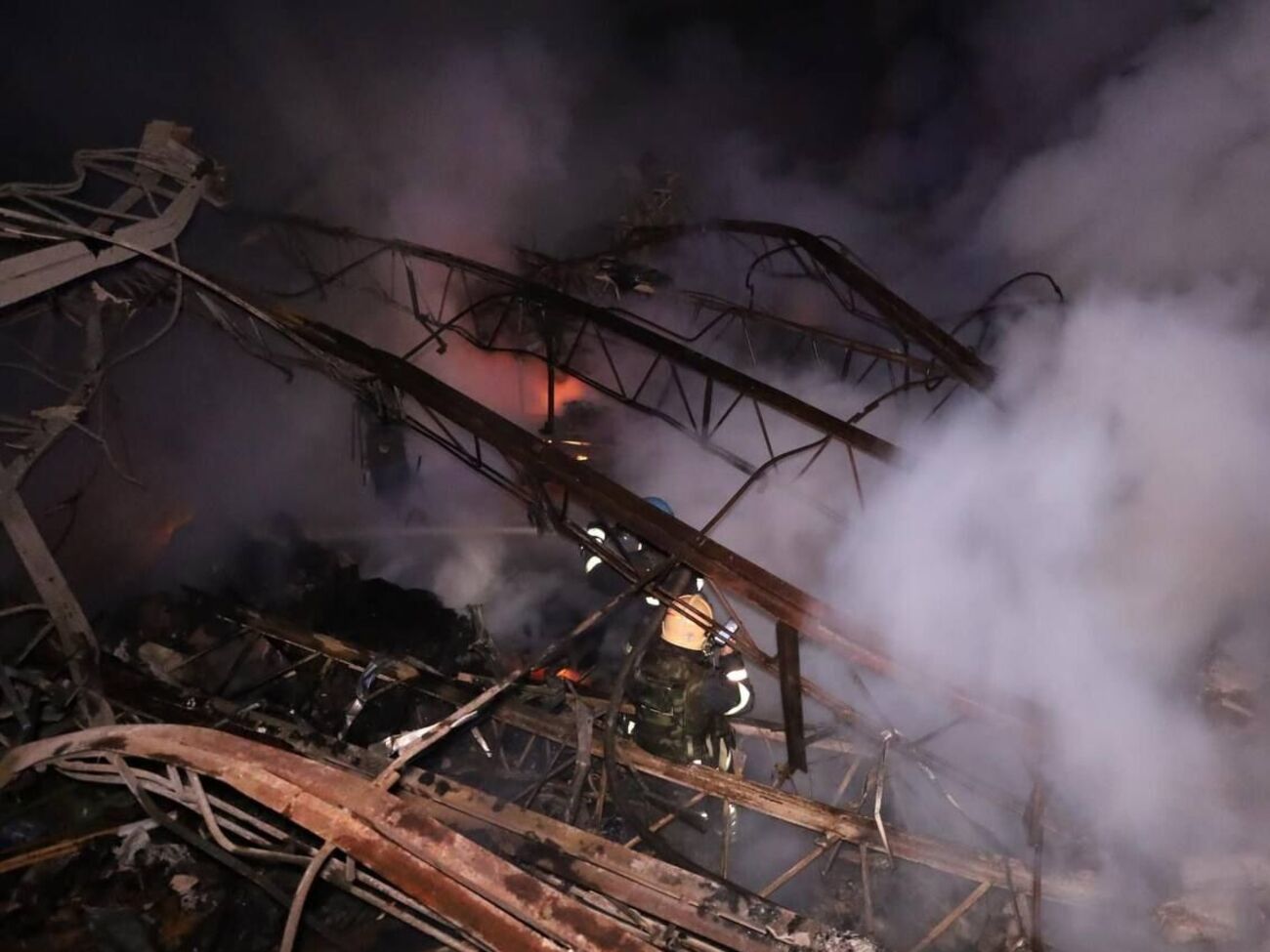 Унаслідок обстрілу сталася пожежа