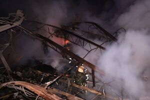 Унаслідок обстрілу сталася пожежа