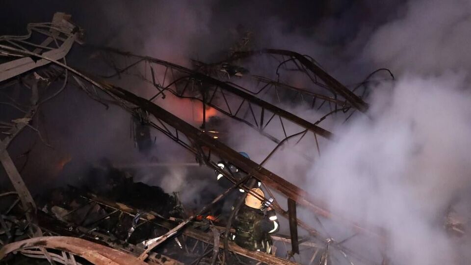 Унаслідок обстрілу сталася пожежа