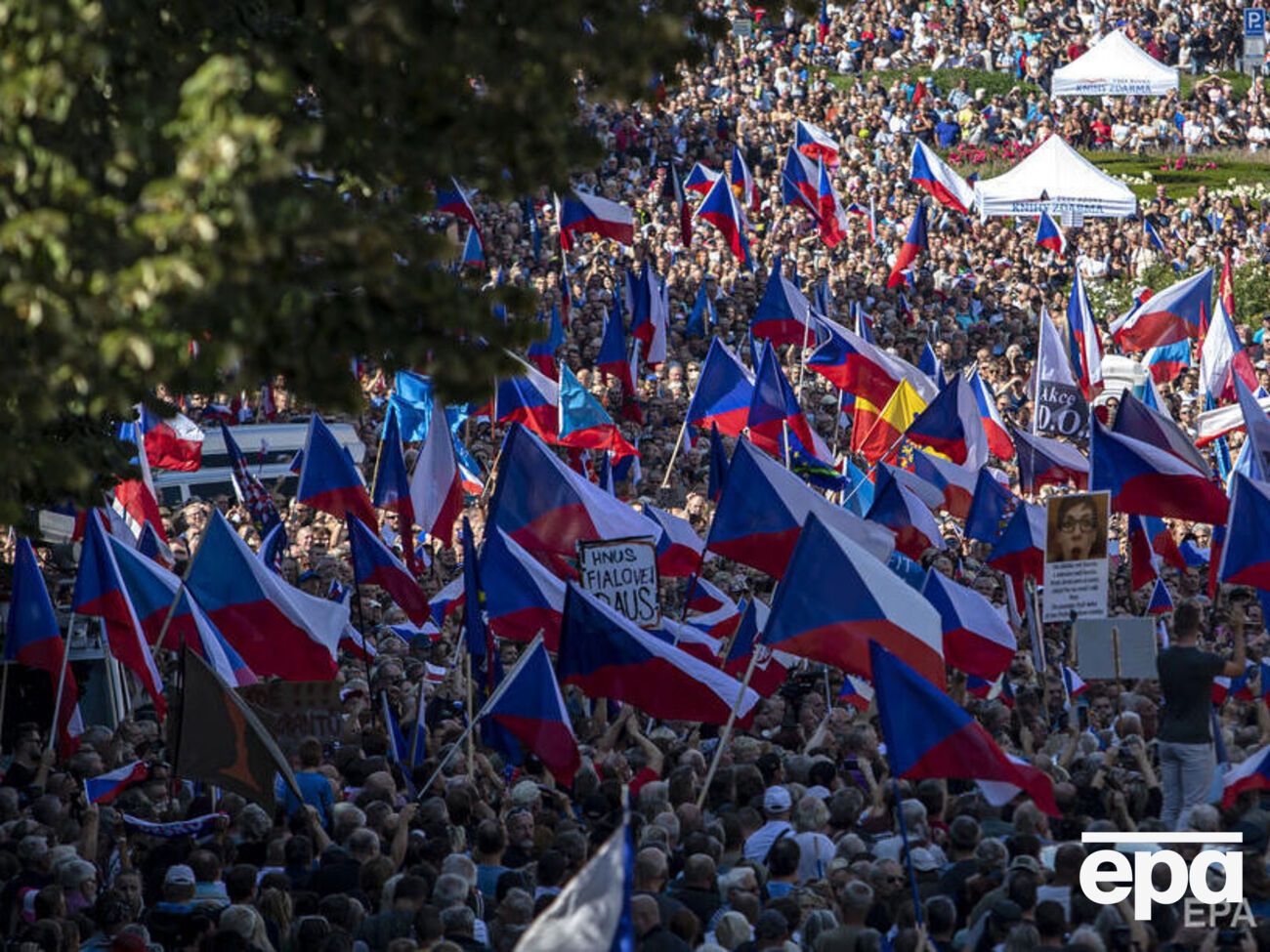 Участники акции критиковали высокие цены на энергоносители и прозападный курс действующей власти. В правительстве считают, что митинг организовали пророссийские силы