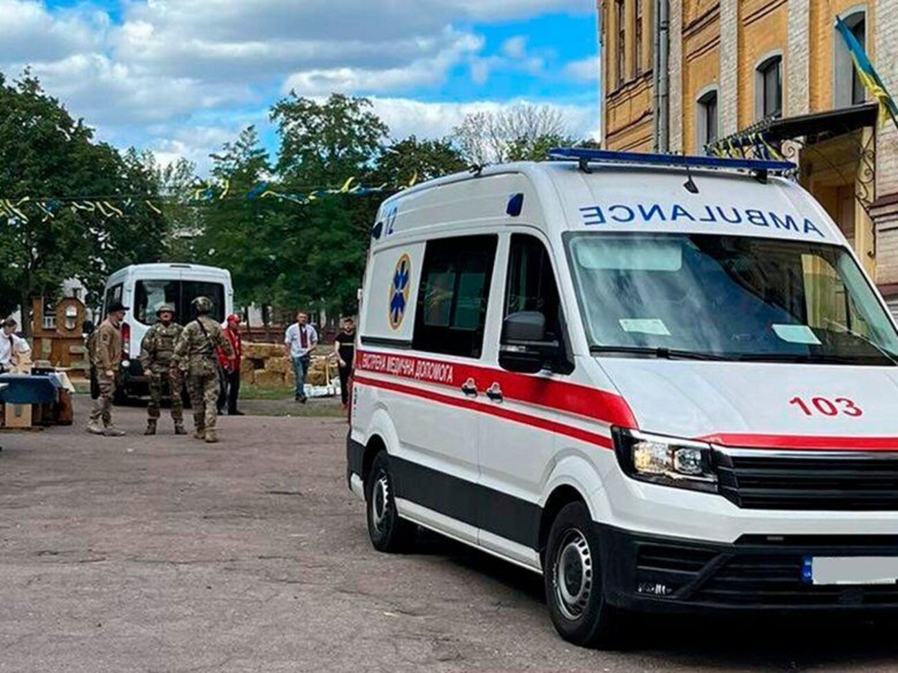 Вибух боєприпасу стався 3 вересня в історичному центрі Чернігова на масовому заході