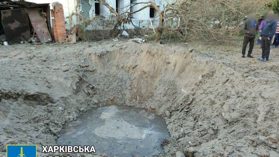 В результате ракетного удара пострадал частный сектор Харькова
