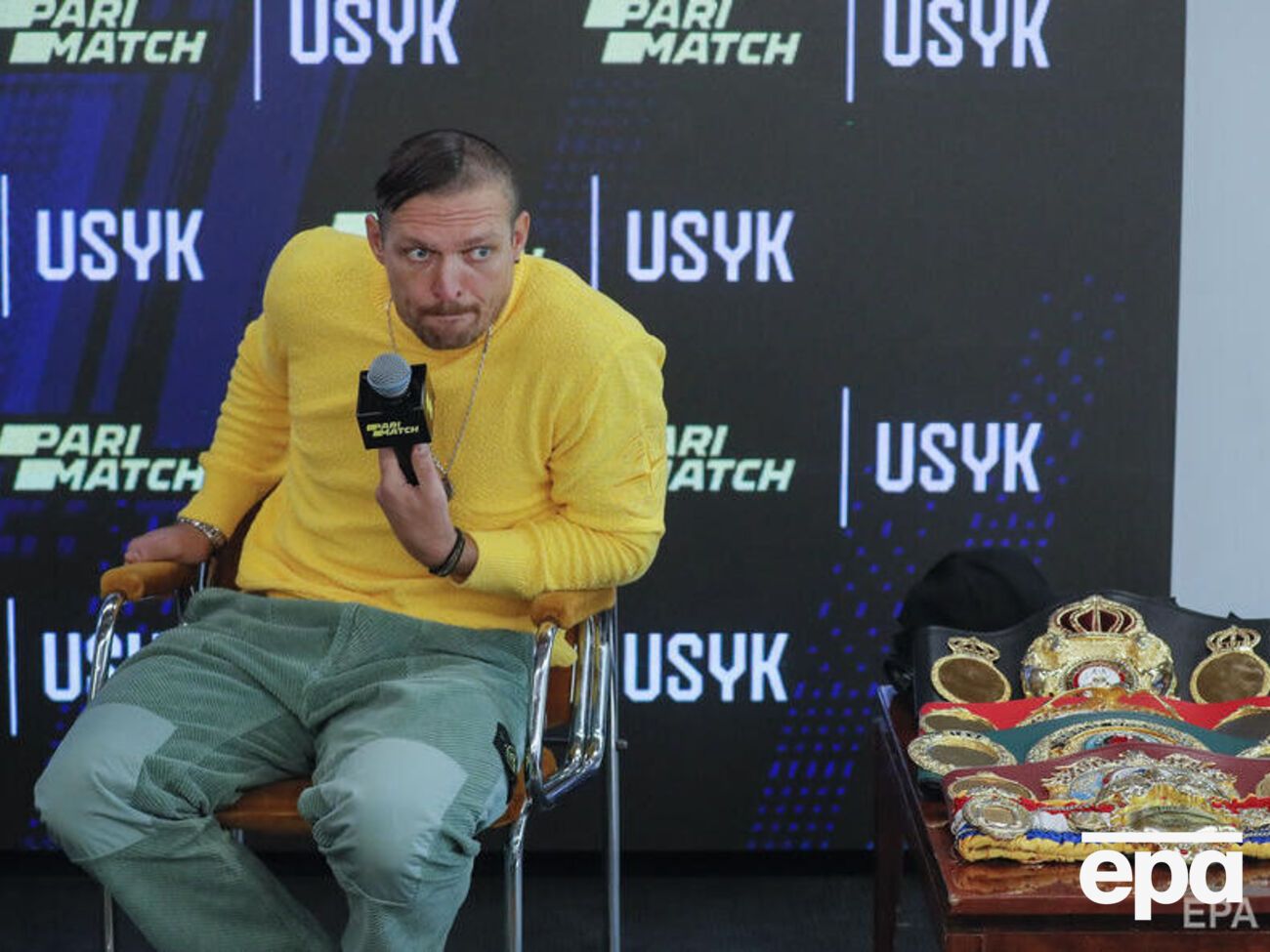 Усик рассказал, что пять месяцев находился в жестком тренировочном графике