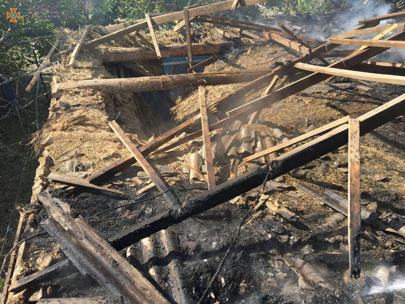 Из-за обстрелов повреждены или разрушены жилые дома в Николаевской области