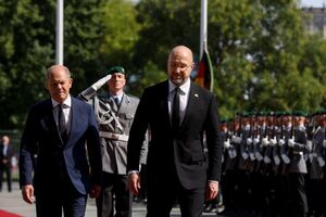 Премьер Украины Денис Шмыгаль встретился с канцлером Германии Олафом Шольцем