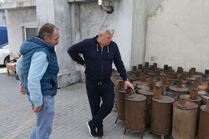 Hryhoriy Kozlovskyy: On this stove, our guys could boil some water and make some hot meal