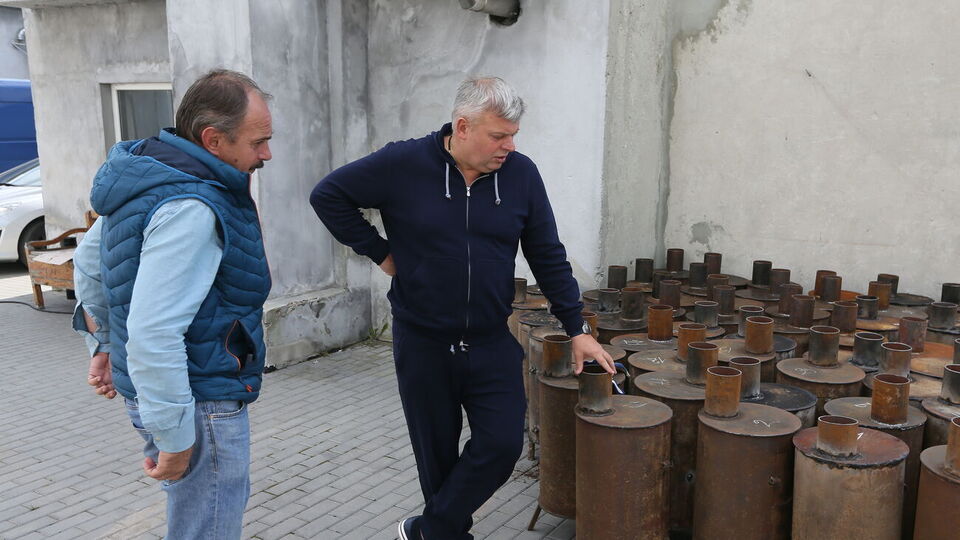 Hryhoriy Kozlovskyy: On this stove, our guys could boil some water and make some hot meal