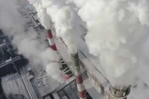 Для иллюстрации "холодов в Европе" использованы кадры зимнего Красноярска