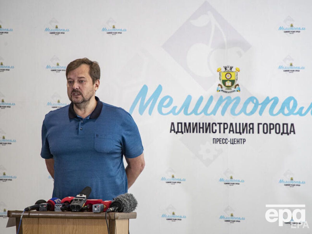 Федоров вважає, що окупанти показують Балицького&nbsp;(на фото), як "мавпочку на пляжі"