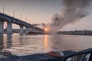 Стремоусов стверджує, що пошкоджений Антонівський міст "не дуже цікавить" окупантів