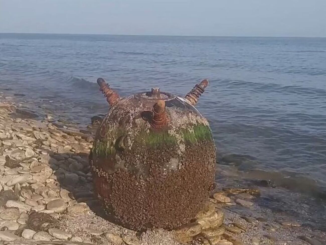 В Одесском районе обезвредили очередную дрейфующую мину оккупантов