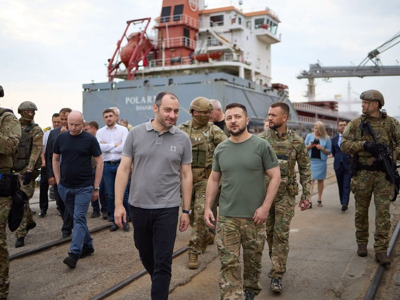 Зеленский: География украинского аграрного экспорта морем очень широка