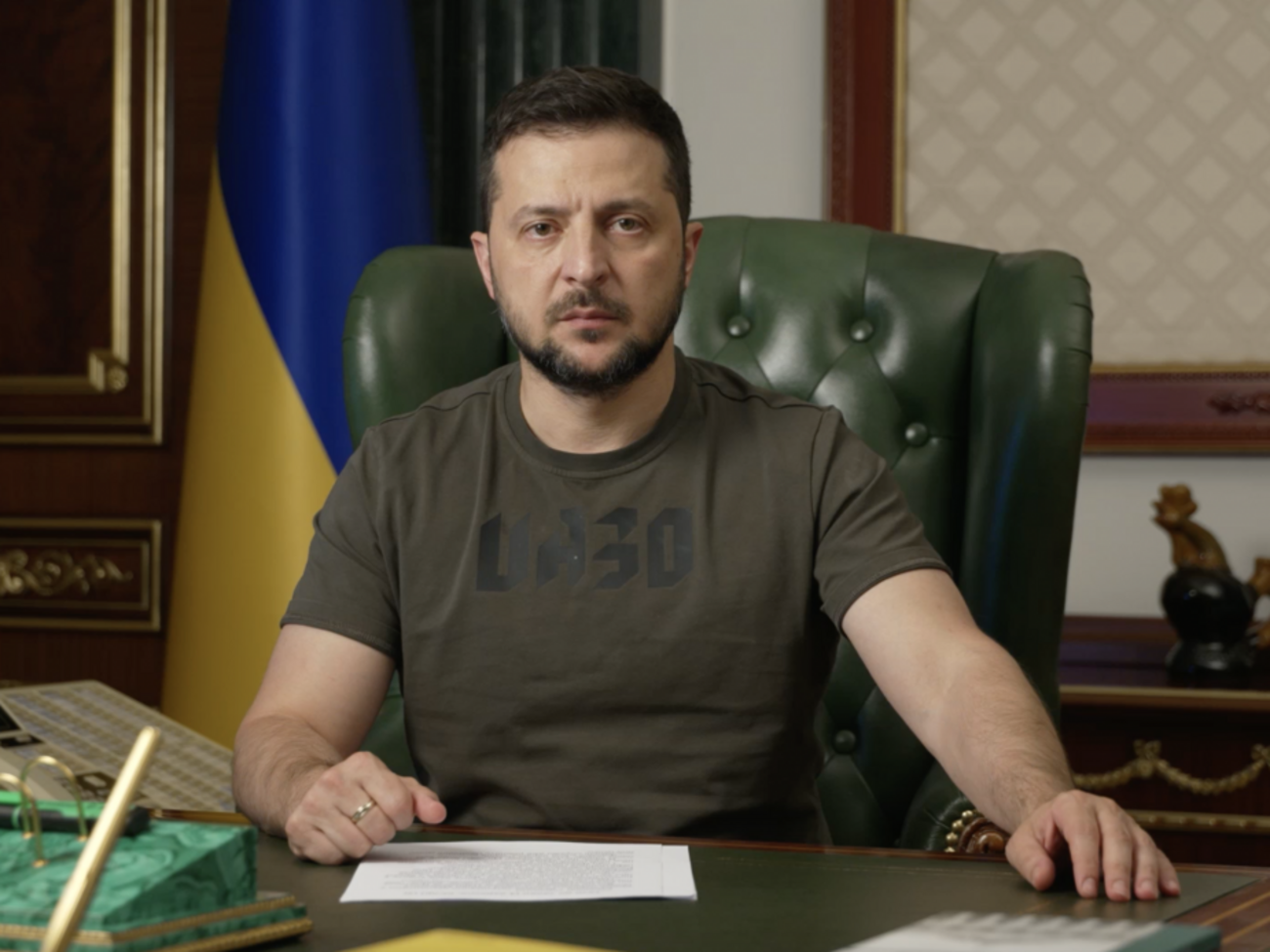 Кримчанам показали фрагмент одного з вечірніх звернень Зеленського