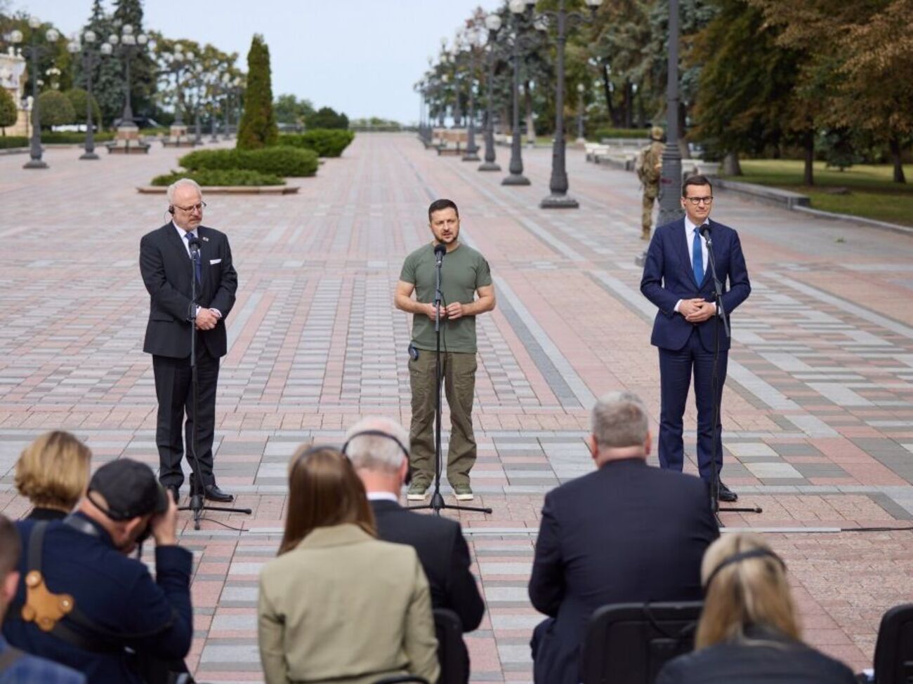 Левитс, Зеленский и Моравецкий обсуждали поддержку Украины и энергетическую помощь Польше