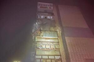 В Никополе в результате обстрела возник пожар в жилом доме