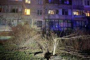 На месте падения обломков беспилотника оккупантов в Деснянском районе Киева есть пострадавший, отметили в КГВА