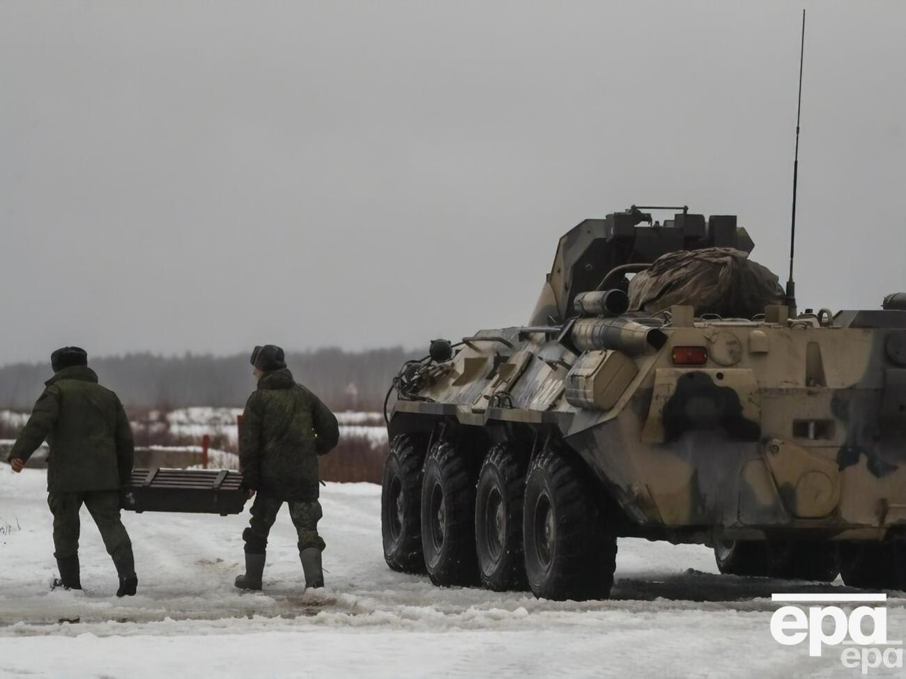 Российских оккупантов готовят на белорусских полигонах и перебрасывают на восток Украины