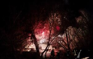 У склад поцілили, попередньо, із РСЗВ "Смерч"