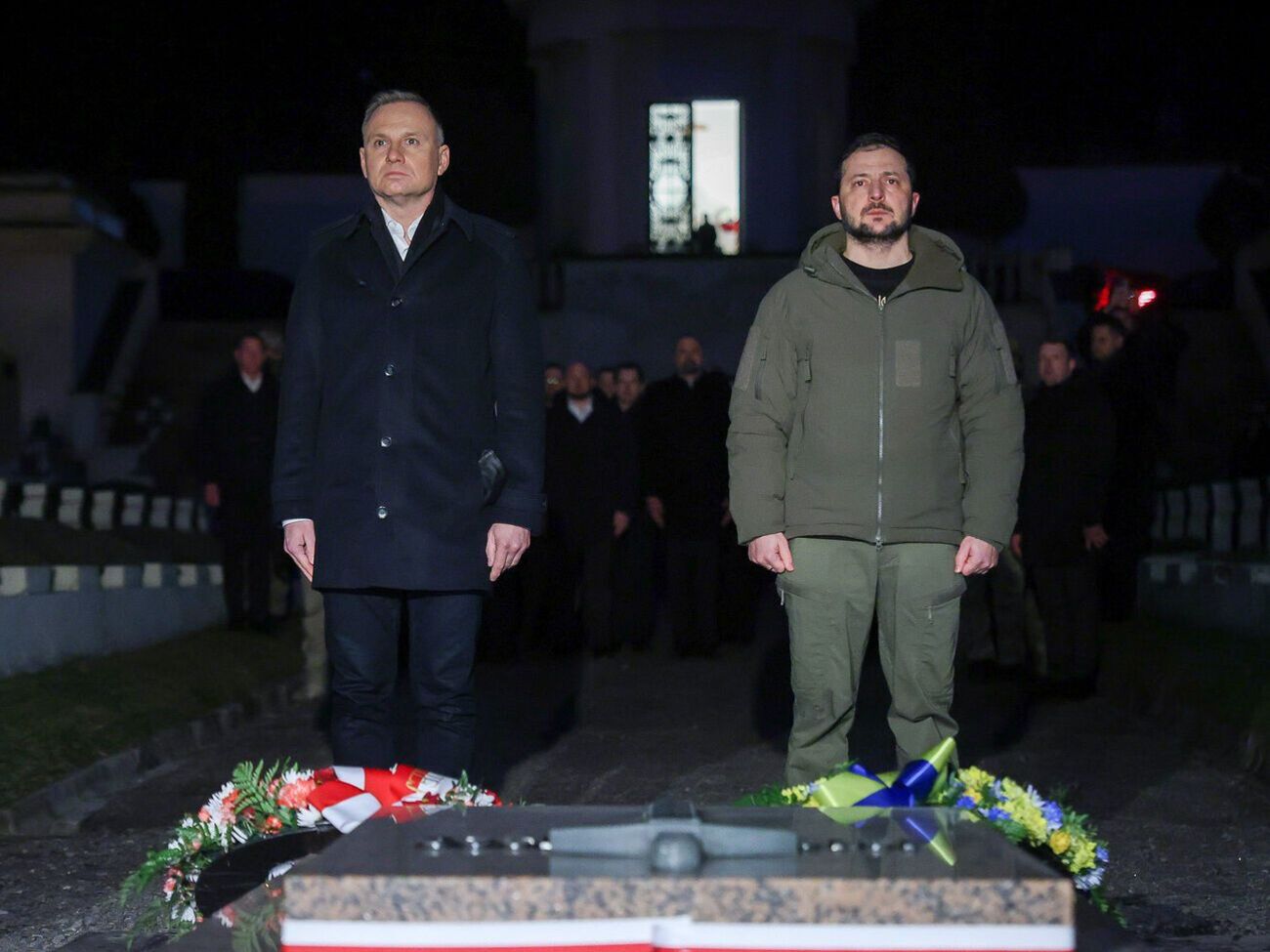 Дуда і Зеленський ушанували пам'ять полеглих поляків та українців