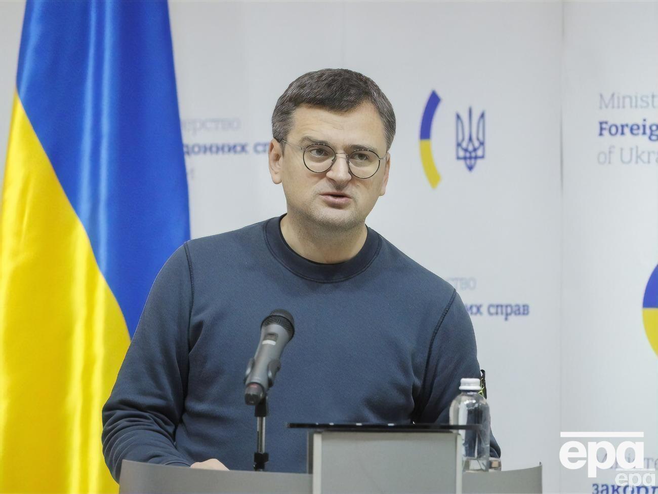 Кулеба (на фото) рассказал о разговоре с Рейнсалу