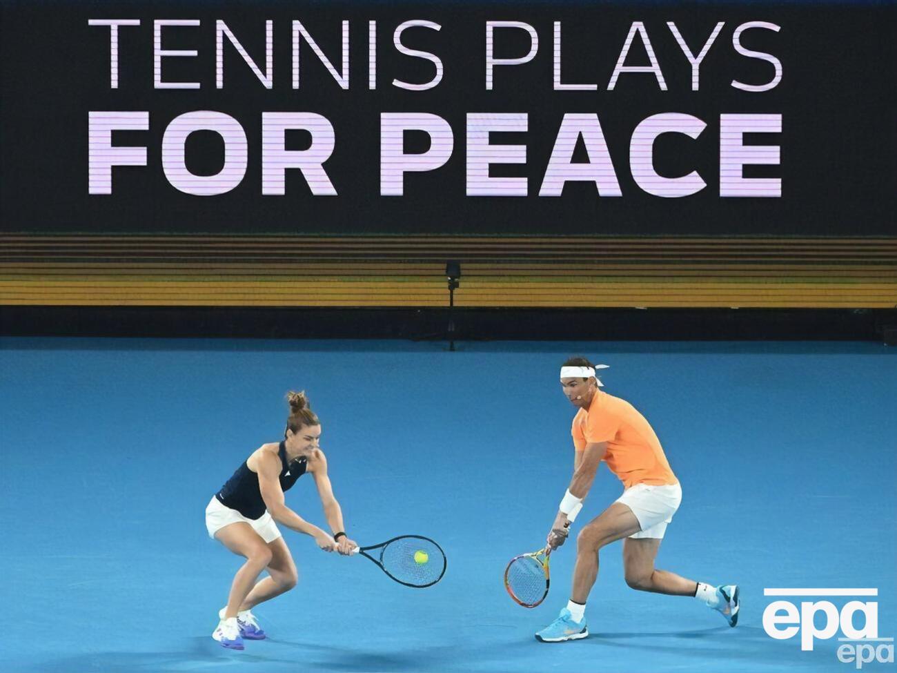 Игры прошли в рамках акции "Теннис играет за мир"