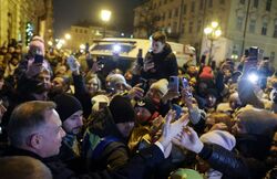 Дуда поспілкувався із жителями Львова, завершуючи візит