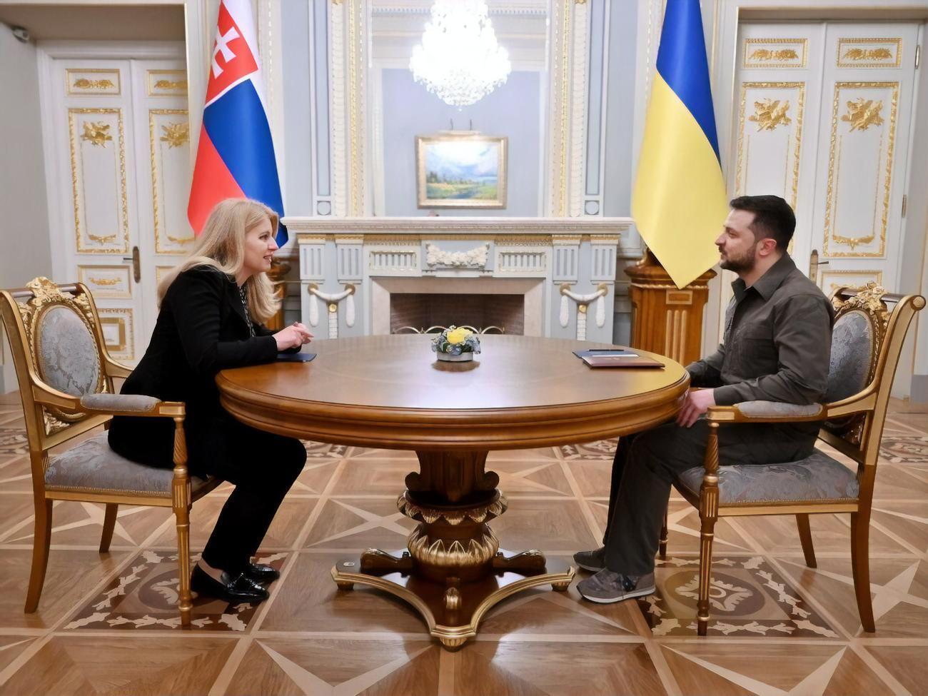 Чапутова у розмові із Зеленським заявила про незмінну дипломатичну й військову підтримку з боку Словаччини