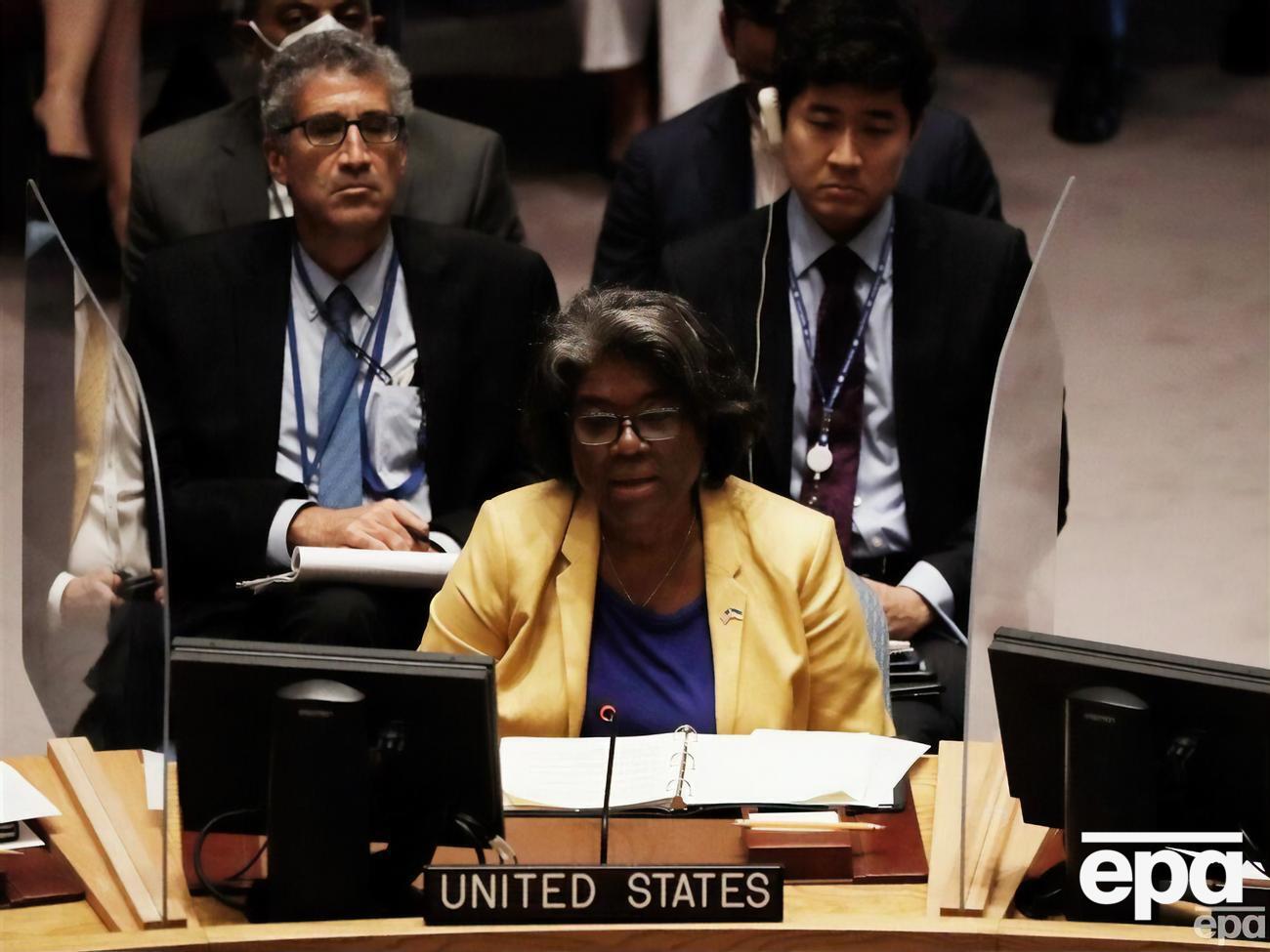 Россия использует иранские беспилотники для ударов по энергетической инфраструктуре Украины, отметила&nbsp;Томас-Гринфилд