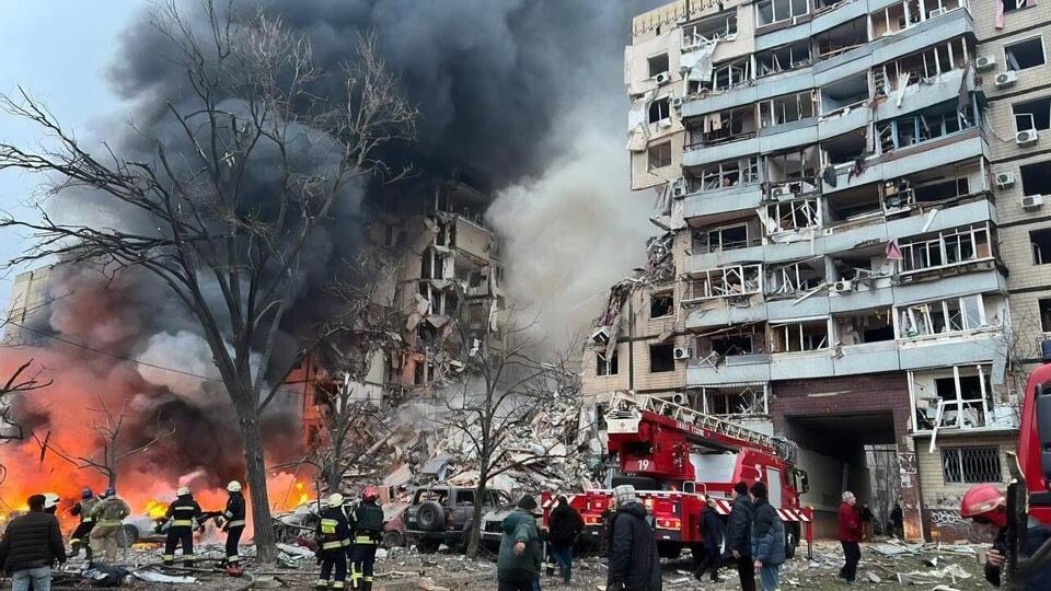 Під завалами зруйнованого будинку у Дніпрі перебувають люди, повідомив Тимошенко
