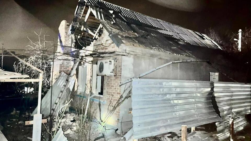 Одна из ракет оккупантов попала в частный сектор в Кривом Роге