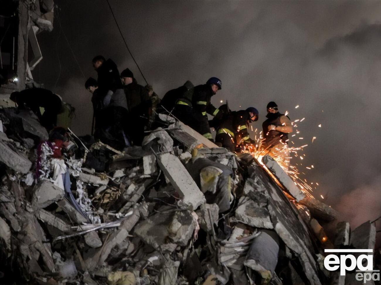 Россияне обстреляли дом в Днепре 14 января