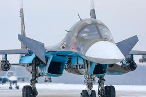 Чотири Су-34 приземлилися на аеродромі Барановичі 15 січня, поінформував "Беларускі Гаюн"