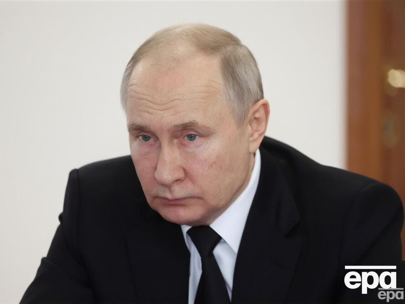После деоккупации Херсона Путин (на фото) "вообще не выступал", отметил Шейтельман