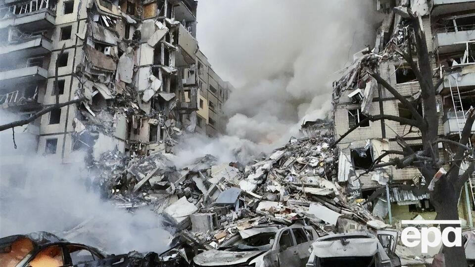 К удару противокорабельной ракетой Х-22 по жилому дому в Днепре причастны несколько десятков военнослужащих РФ, отмечают в СБУ