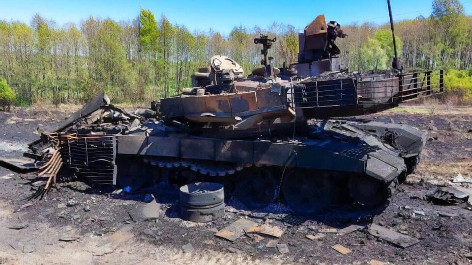 Танк Т-90М из России сгорел "где-то в Луганской области", отметил стратком ВСУ