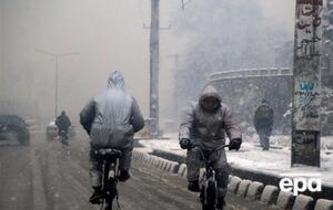 В Кабуле выпал снег